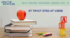 Desktop Screenshot of jakobskolen.dk